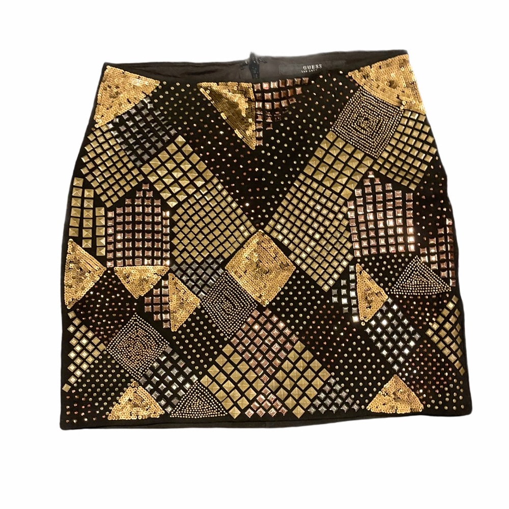 Guess skirt with metallic embellishments size M